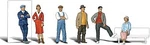 Woodland Scenic Accents Casual People (6) - Ho Scale Model Railroad Figure. Fixed Price $15.78.
