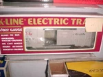 K-line,,,,,,# K6477-----D&RGW Cookie Boxcar. Fixed Price $22.99.