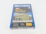 Ho 1/87 Scale Walthers Cornerstone Kit 933-4022 Two Bay Fire Station Sealed. Fixed Price $43.95.