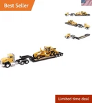 Caterpillar 1:87 Scale CT660 Day Cab Tractor With Lowboy Trailer & Grader. Fixed Price $51.89.
