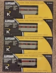 K-line Lackawanna 15 Aluminum Passenger 4 Car Set! O Scale Gauge Train. Fixed Price $449.99.