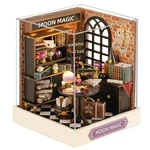 Diy Miniature House Kit With Dust Proof Cover, 1:24 Scale Creative Room .... Fixed Price $23.79.