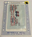 Microscale Ho Decal-conrail/cr 1992 Olympic Cycling Special Locomotive- #MC-4070. Fixed Price $6.00.