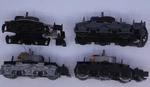 Acme 511-993 Diesel Motor Truck Chassis Assortment Not Working (bag Of 4). Fixed Price $35.00.
