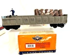 Lionel 6-26852#1 A.t.&s.f. Operating Barrel Car(grey) BLT-1958 Orig.box New. Fixed Price $78.55.