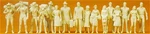 Preiser 65600 O Scale Unpainted Figure Set Passengers/travelers. Fixed Price $39.99.