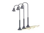 Lionel 2056110 Ho Scale Gooseneck Lamps Street Lights 3 Pack. Fixed Price $24.99.