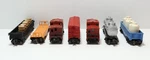 Lot 7X Lionel Mixed Rolling Stock (tanker, Freight, Flatcar) Gauge. Fixed Price $53.95.
