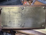American Locomotive Company Builders Plate Diesel Engine Nkp S-4 #72 Switcher. Fixed Price $599.99.