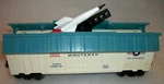 Lionel Postwar Htf 3665 Minuteman Missle Launch Car With Teal Blue Roofs (dam). Fixed Price $300.00.