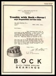 1922 Al Englander Acme-maccar Truck Hupmobile Bock Taper Roller Bearing Print Ad. Fixed Price $14.95.