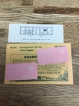 Champ Decals Scale HC-47: Pennsylvania 50 Ton Prr Twin Hopper H-3. Fixed Price $6.00.