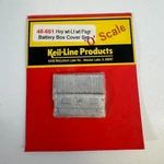 Keil Line 48-661 Scale Detailing Parts Battery Box Cover Set For Passenger Car. Fixed Price $7.99.