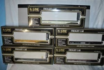 K-line 0/027 Gauge #K-6991, K-6992, K-6993, K-6994, K-6995 Flat Car Set N.i.b.. Fixed Price $199.99.