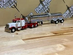 Dcp 1/64 Peterbilt 379 Flat Top Walker Milk Tanker Trailer Semi Truck Farm Toy. Fixed Price $129.99.