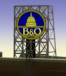 Miller Engineering B&o Neon Sign Kit N/z Scale Train Railroad Lionel # 33-9060. Fixed Price $22.84.