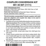 Micro Trains Scale Locomotive Coupler Conversion Kit (1111) 00130007. Fixed Price $10.73.