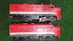 1965 Lionel 11560 Texas Special Aa Diesel Freight Set Gauge - Runs Well. Fixed Price $195.00.