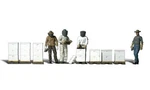 Woodland Scenics 1897 Ho Scale Beekeepers. Fixed Price $14.99.