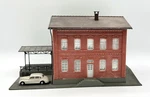 Faller Ho 110099 Waldbrunn Station + Additional Platform And Mercedes Car. Fixed Price $75.00.