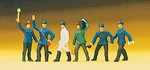 Preiser Ho Scale Model Figure/people Set Railroad Personnel Train Workers 6-PACK. Fixed Price $15.99.