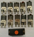 Lot 10 K-line K-150 Universal Lockon O-O27 K-1OM Red Momentary Control Button. Fixed Price $49.99.