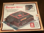 Vintage 1986 Life-like 7462 Scale Burger King Restaurant Kit Nos. Fixed Price $29.99.