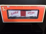 Lionel 6-26242 D.a.r.e. Boxcar-nib. Fixed Price $26.00.