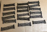 Marx Boys Camp, 18 Pcs Of Dark Brown Plastic Fence Panels 1:32 Scale **. Fixed Price $19.99.