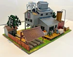Menards Ho-gauge Dakota Cabinet Factory Building, Pn 279-5002, Used. Fixed Price $95.00.