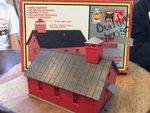 Miniature Plasticville U.s.a. School House HO-98 Train Village Vtg. Fixed Price $15.00.