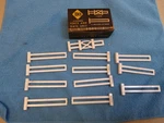Scale Bachmann Plasticville HO25 & Gate Unit, 11 Fences W/ Box. Fixed Price $9.95.