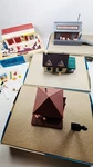 Lot Of 4 Plasticville Gas Station, Switch Tower, Cape Cod, Ho Gauge W/ Boxes. Fixed Price $33.15.