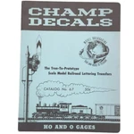 Decals No. 67 Ho And Gauges Champion Co 1966 Catalogue. Fixed Price $15.96.