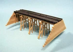 Blair Line H.o. Scale 167 Common Pile Trestle -- Build Straight Or Curved Kit. Fixed Price $22.76.