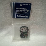 Miniatronics Ho Scale Two Directional Red Warning Light #NL1-01 For Train Set. Fixed Price $9.99.