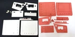 Lot Of 2 Variations Plasticville FB-1 O/s Frosty Bar Kits Salmon 1954. Fixed Price $29.99.