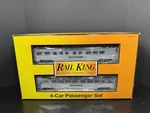 Mth Railking 30-6715 Pennsylvania Prr 60' Streamlined Passenger 4-CAR Set Lnib. Fixed Price $295.00.