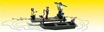 Woodland Family Fishing - Ho Scale Model Railroad Figure #A1923. Fixed Price $22.65.