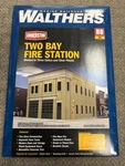 + Walthers Cornerstone Ho Scale 933-4022 Two Bay Fire Station Kit Nib. Fixed Price $30.00.