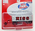 Cmw. Mini Metals Ho 1:87 Riss International R-190 Tractor & Aerovan Trailer. Fixed Price $20.00.