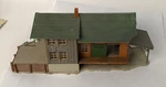 Faller Ho 154 Freight Station 8-1/4" X 3-1/2" High Roof Chipped. Fixed Price $14.99.