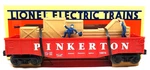 Lionel 6-16674 Gauge Pinkerton Animated Gondola New. Fixed Price $29.00.