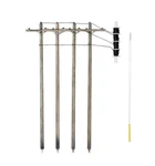Woodland Scenics US2265 Ho Scale Pre-wired Utility Poles With Single Crossbar. Fixed Price $16.99.