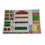 Ahm Minikits Ho Scale F.c. Rode Hardware Store Kit, #5883 Decal Sheet Only. Fixed Price $8.00.