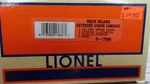 Lionel 6-17638 Rock Island Extended Vision Smoking Caboose Car Nib Lqqk. Fixed Price $99.99.