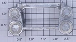 Lionel 257-24 Unpainted Steam Chest W/o Guides Fits 257, 258, 261, 262E. Fixed Price $25.00.