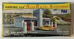 Ho Scale Road Racing Accessories Plasticville,usa Gas Station With Auto 2608-100. Fixed Price $49.95.