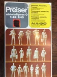 Preiser 65600 PASSENGERS,16 Unpainted Figures - Gauge Mib. Fixed Price $40.00.