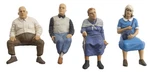 Preiser G Pedestrians Seated Travellers #2 45122. Fixed Price $68.98.